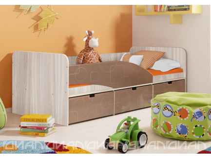 Детская кровать Бриз-3 МДФ (Квадрат)